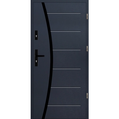 Drzwi T45 A22 BLACK Antracyt 72 mm